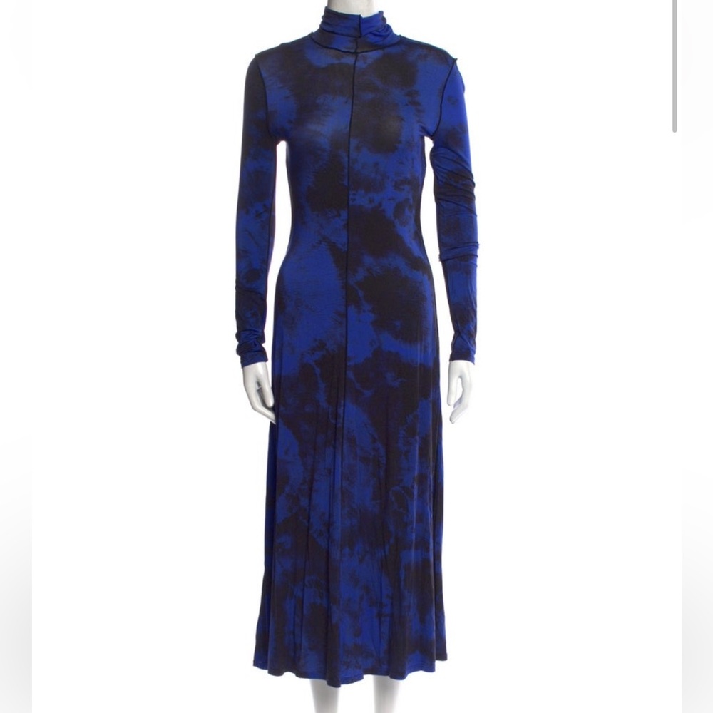Proenza Schouler White Label Tie-Dye Print Long Dress